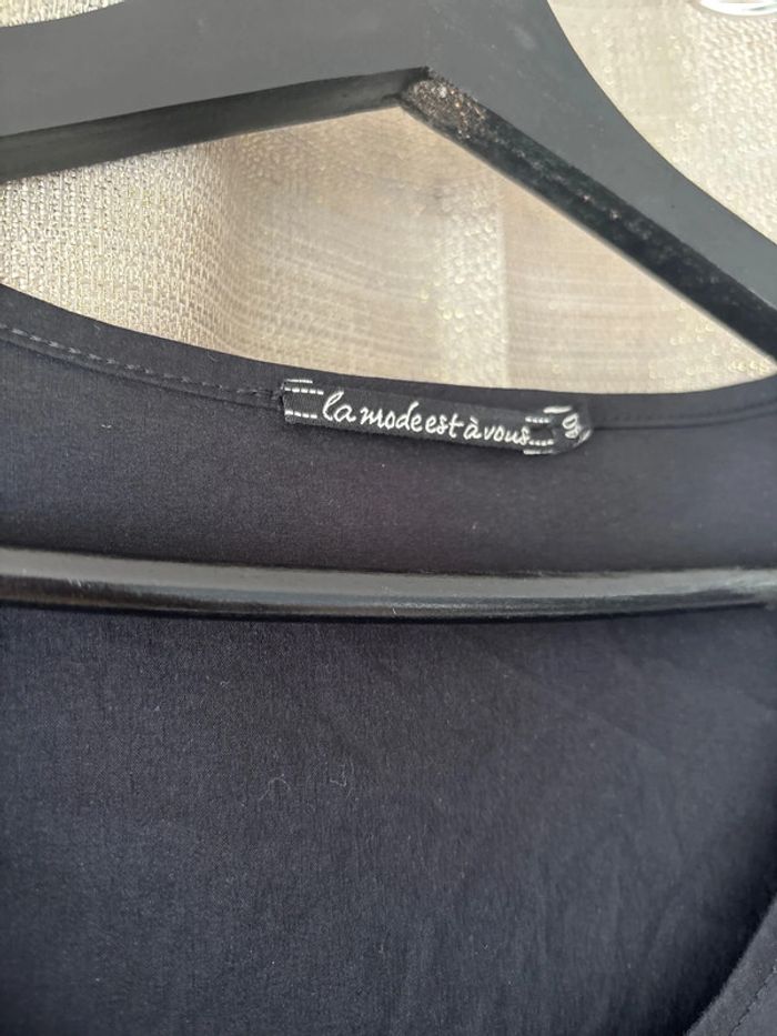 Tunique noire la mode est a vous t40 - photo numéro 5