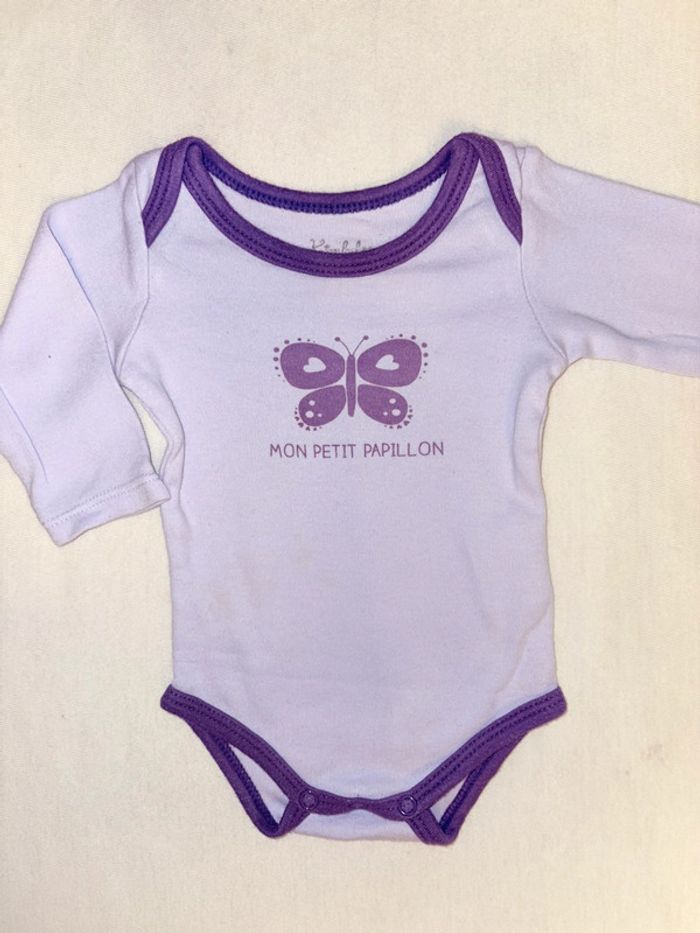 Lot 2 bodie fille 3 mois - photo numéro 3