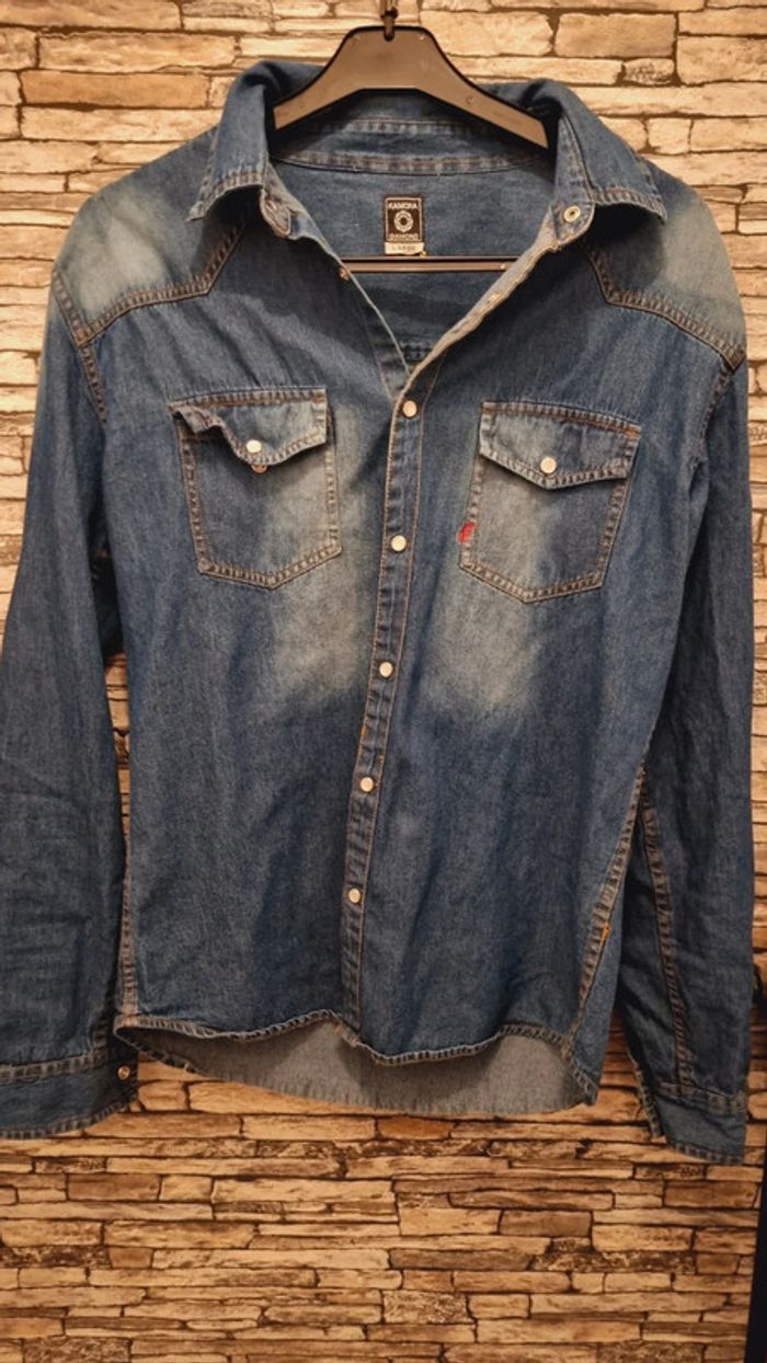 Chemise en jean homme
