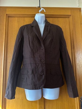 Blazer femme marron 