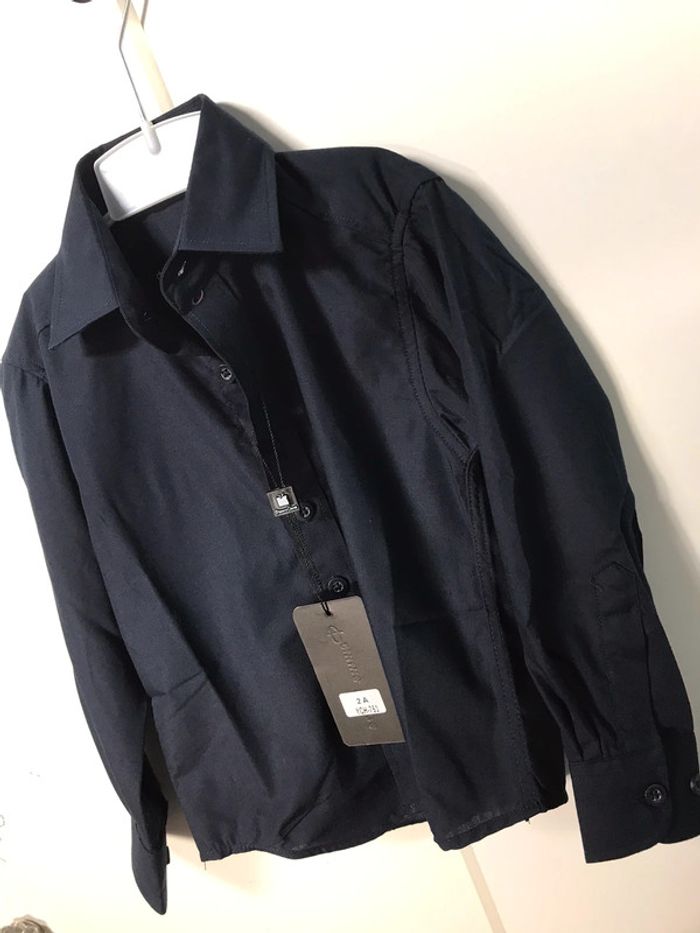 Chemise bleu marine - photo numéro 3