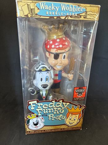 Funko pop statut Freddy with proto funtastic voyage wacky wobbler 