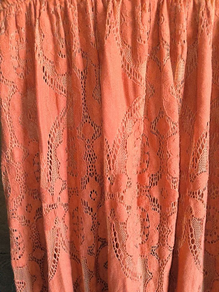 Robe été terracotta/orange made in Italie - photo numéro 2