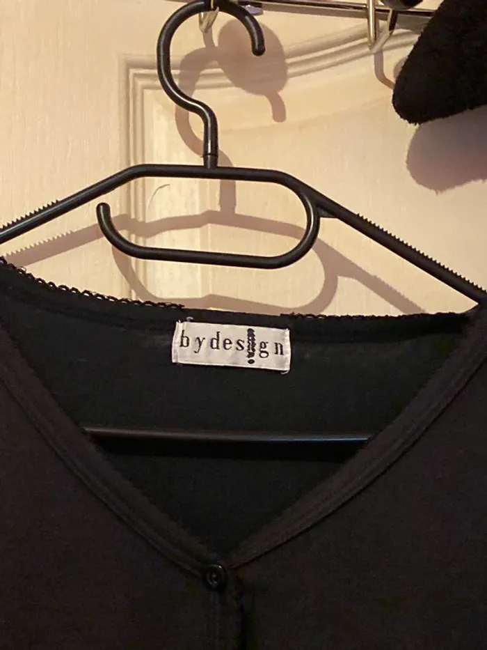 Débardeur noir vintage bydesign - photo numéro 2