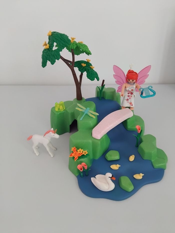 PLAYMOBIL Jardin Fée et Licorne 4148 Complet - photo numéro 2