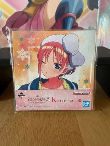The Quintessential Quintuplets – Canvas Board Ichika Nakano Ichiban Kuji Shukufuku no Kadode 11 cm