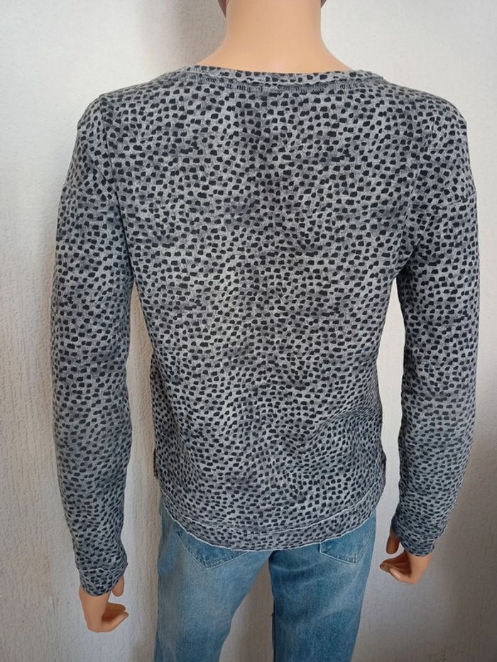 Sweat gris léopard S N*165 - photo numéro 3