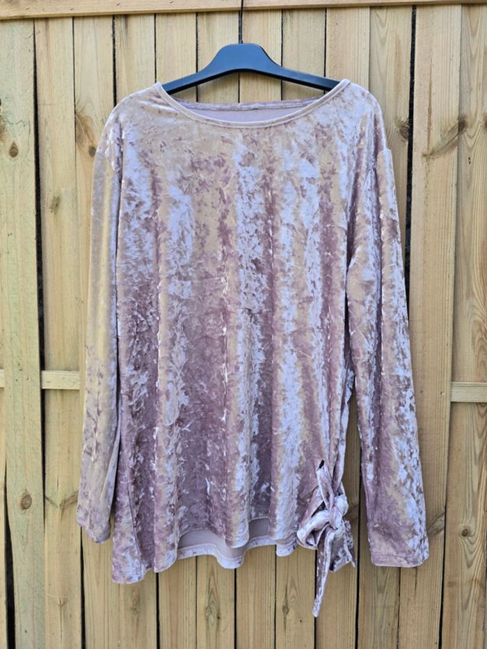 Tunique velours velvet 🍒vintage 80🍒très bon état taille 44/46