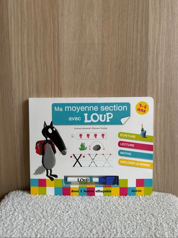 Cahier ma moyenne section avec loup
