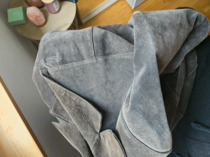 Veste marron cuir - photo numéro 7