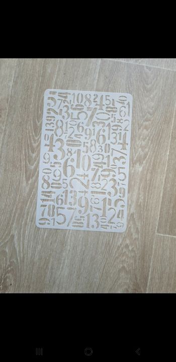 Lot pochoir a4 pour scrapbooking