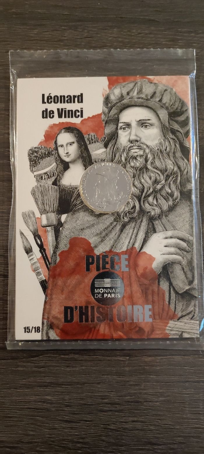 Pièce de 10€ "Léonard de Vinci"