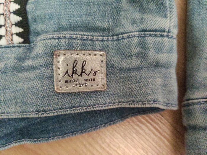 Veste en jean IKKS taille 8 ans - photo numéro 4