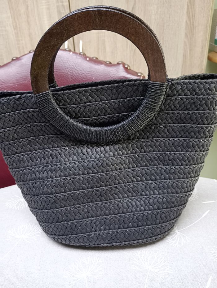 Sac paille tressée - photo numéro 2