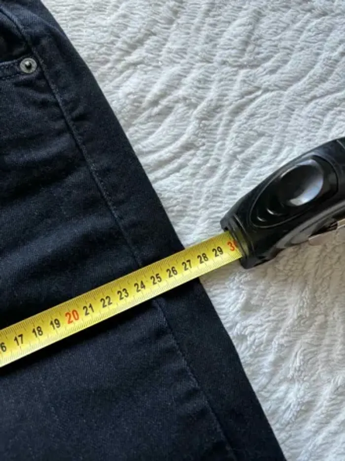 Jean Levi’s Curvy Cut bootcut évasé femme Noir US 8M / FR 38-40 Rare modèle US 2000s y2k - photo numéro 20