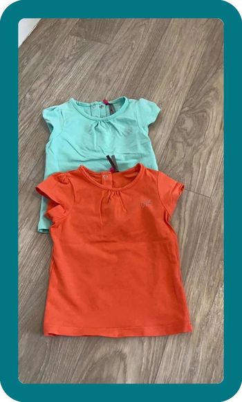 Lot de 2 tshirts manches courtes orchestra