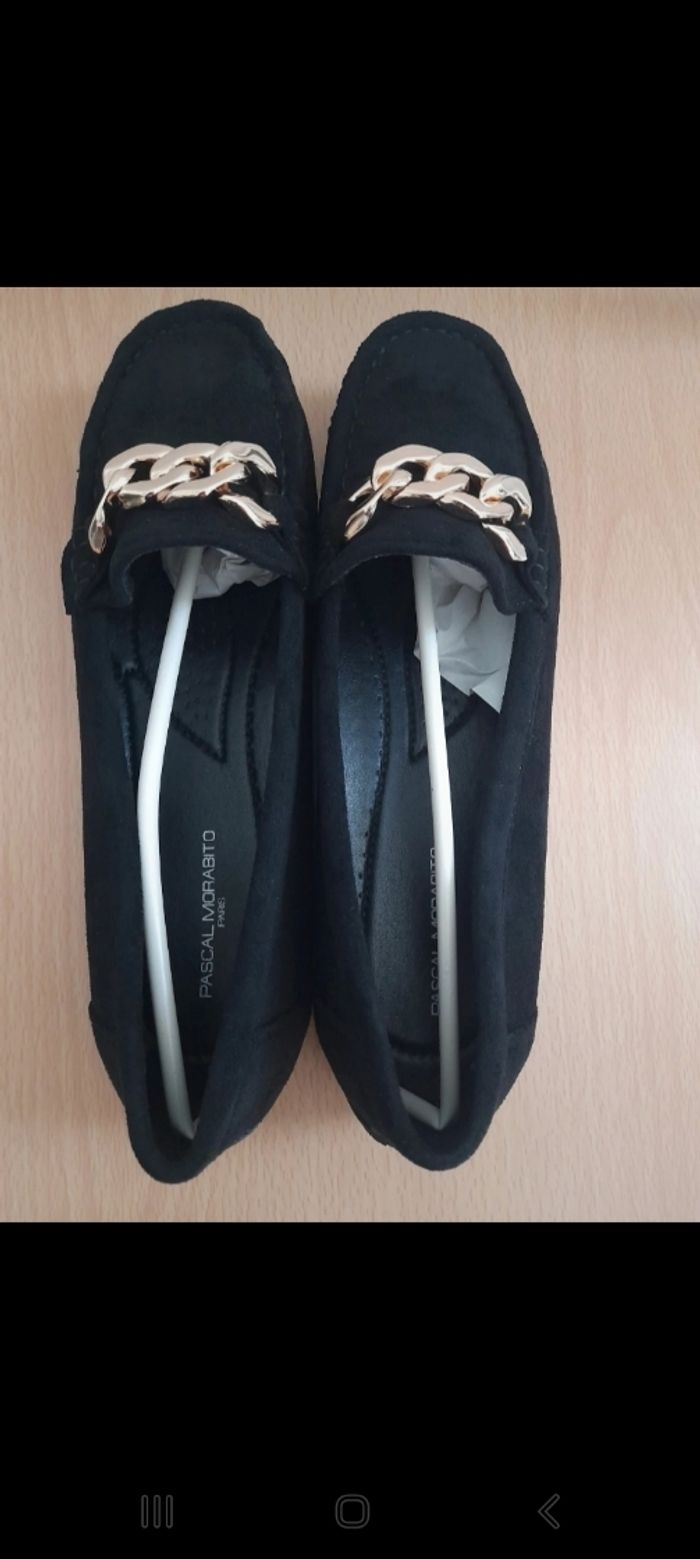 Mocassins Pascal Morabito femme couleur noire - photo numéro 4