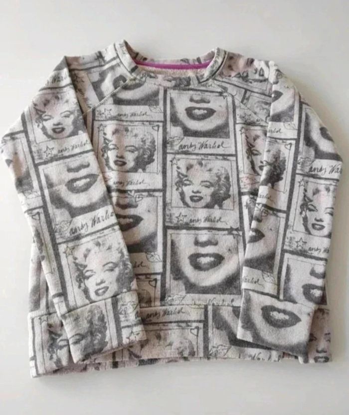 15 € Pull Andy Warhol 8 ans