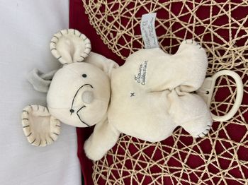 Doudou Souris Tiamo - Blanc musical