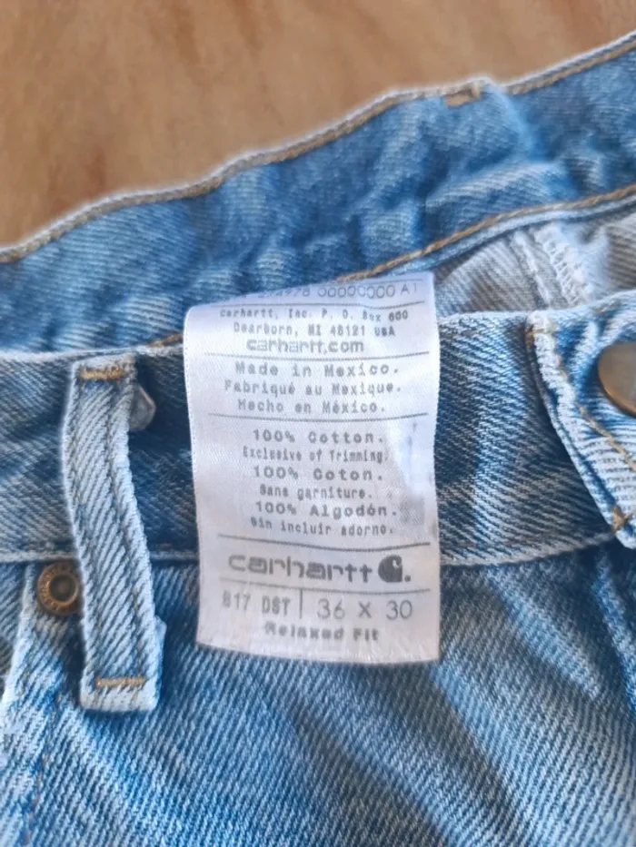 Jeans Carhartt relaxed fit workwear Carpenter Taille 46 - photo numéro 8