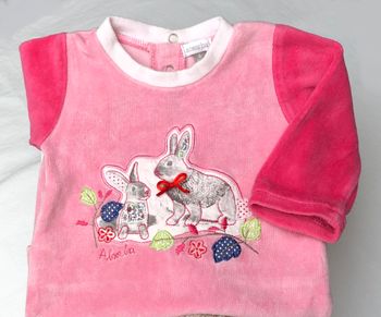 Pyjama velours Absorba 6 mois