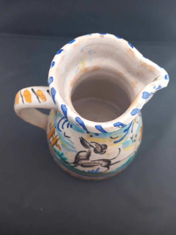 Carafe avec dessin de biche et cerf - photo numéro 2