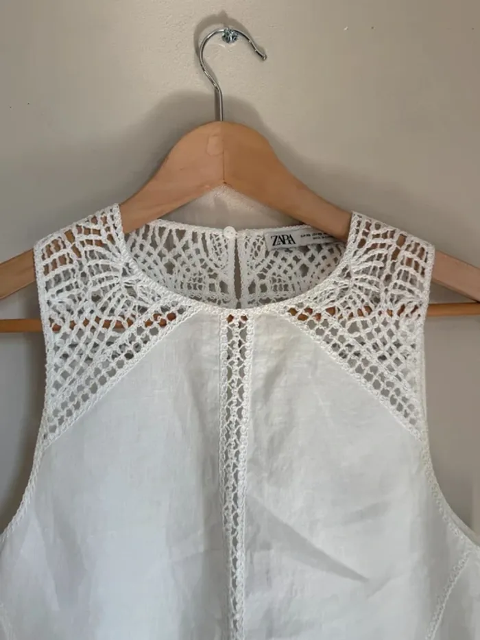 Top Zara broderie - photo numéro 3