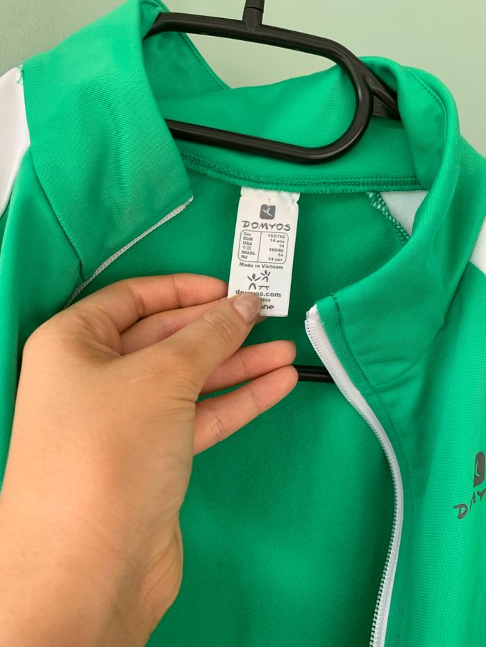 Sweat vert domyos garçon 14 ans - photo numéro 2