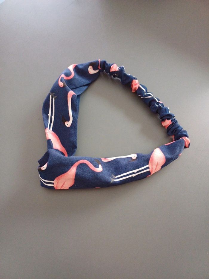 Bandeau cheveux flamand rose