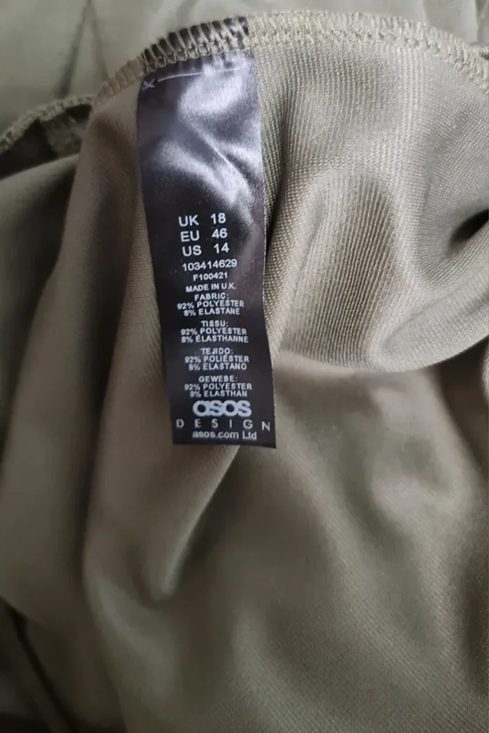 Pantalon évasé fendu 46 asos neuf - photo numéro 7