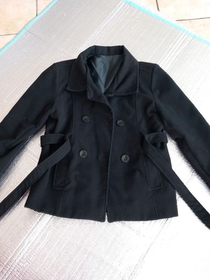 đź‘§manteau caban noirT40