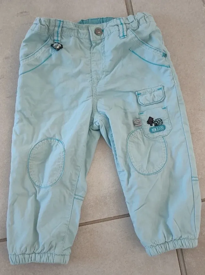 Lot de 2 pantalons hiver garçon taille 18 mois - photo numéro 6