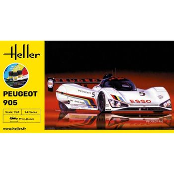 Maquette HELLER 56110 starter kit voiture Peugeot 905 échelle 1/43