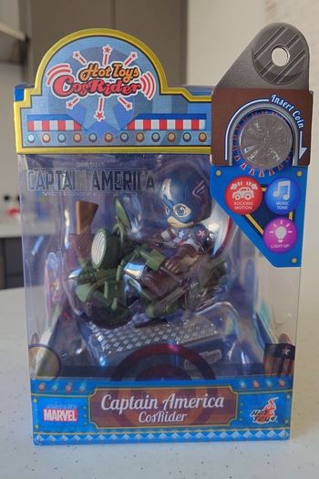 Figurine Hot Toys Cosbaby Cosrider Marvel Captain America