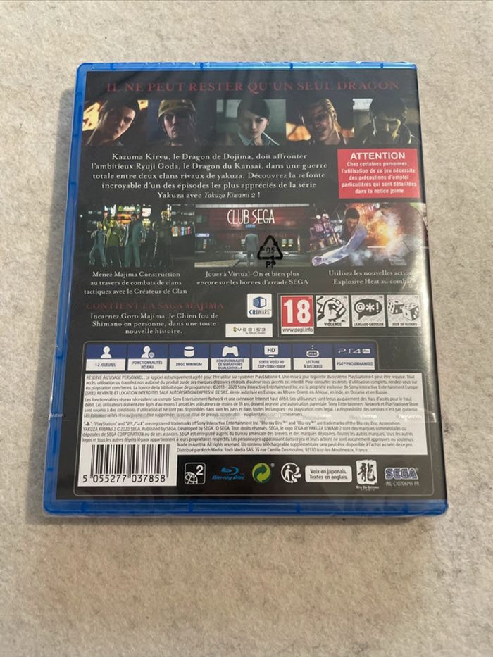 Yakuza Kiwami 2 Jeu PS4 FR - photo numéro 2
