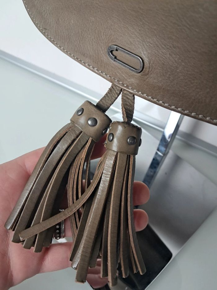 Ikks sac à main PLUM bandoulière cuir vachette neuf - photo numéro 3