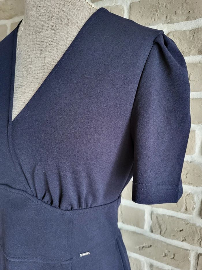 Robe très chic bleu marine Morgan - Comme neuve - photo numéro 3