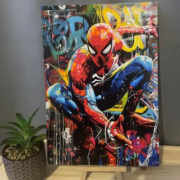 Affiche déco super héros a4