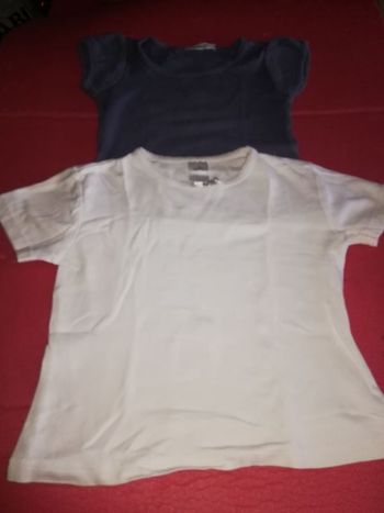 Lot de Tee-shirt manches courtes fille 5 ans