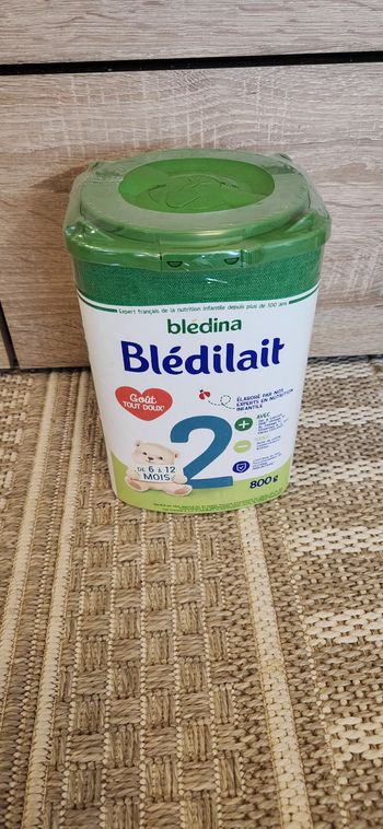 Lait infantile bébé 6/12mois Blédina Âge2 Neuve