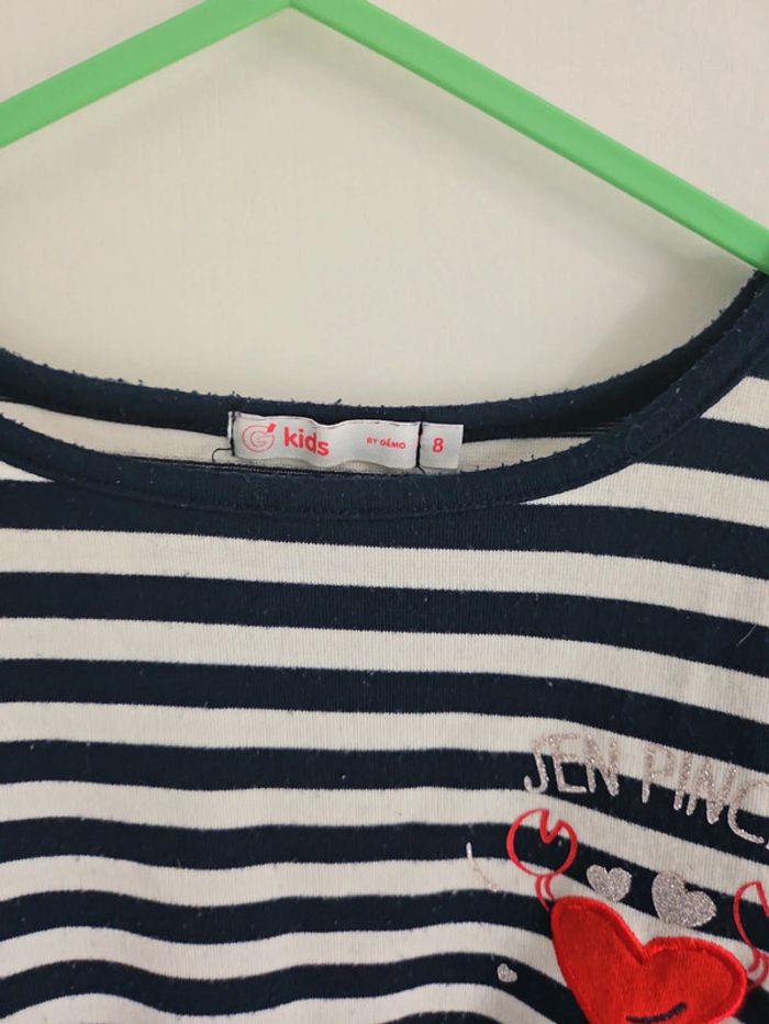 Robe à rayures fille 8 ans - photo numéro 2