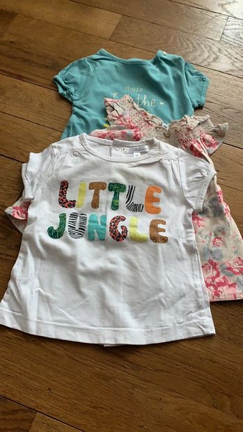 Lot 3 tee shirt manches courtes