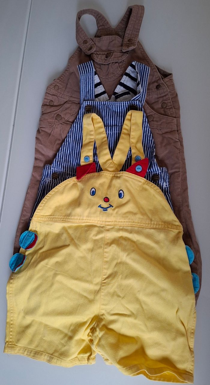 Lot de 3 salopettes 18 mois
