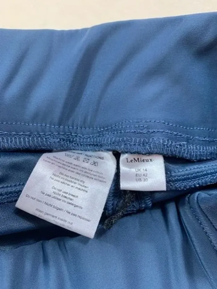 Legging LeMieux bleu/gris – Taille 42 – Très bon état - photo numéro 10