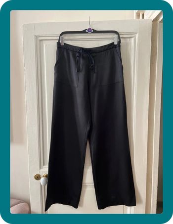 Pantalon casual effet satin vintage taille 38 - Anne Fontaine