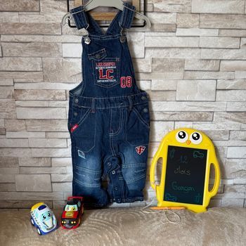 Salopette garçon neuve - T12mois - Leecooper