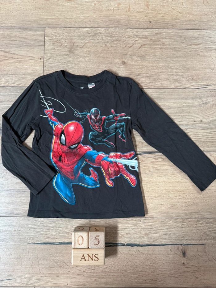 Haut manches longues garçon Spider-Man 110-116 cm H&M
