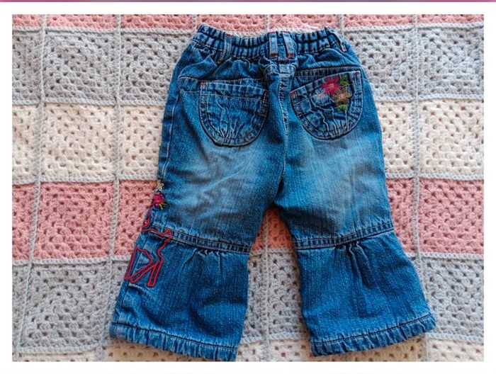 Jean moltoné chaud 12 mois 1 an - photo numéro 2