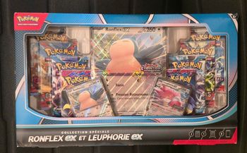 Pokémon Coffret Ronflex et Leuphorie (Plusieurs Chocs) Exclusif Amazon (2EV10/2EV4/2EV3/2EV1)