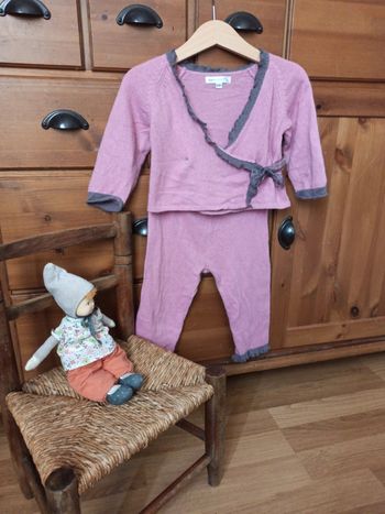 Ensemble Jean Bourget rose tbe